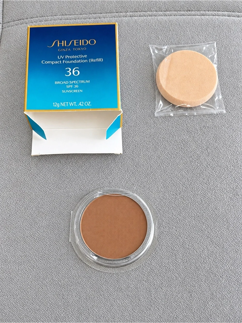 Shiseido Compact Foundation Refill in Medium Beige SPF 36